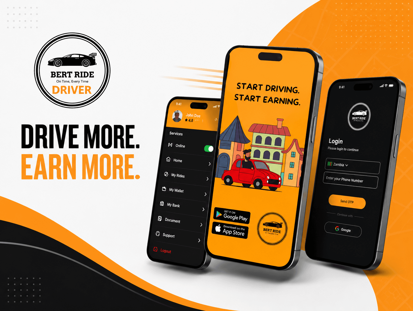 Bert Ride Driver — Transportation
